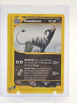 HOUNDOOM 2003 POKEMON E-CARD SKYRIDGE RARE HOLO A 12/144 Q1468 - Image 1