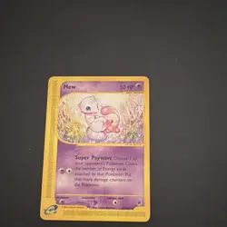 Nintendo Mew Rare Expedition Base Set 055/165 50 HP Basic Pokemon TCG Card - Image 1