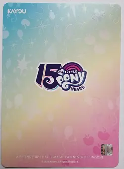 My Little Pony Trading Card 15 Years Rarity Generosity Kayou MLPME02SC004L5 Foil - Image 2
