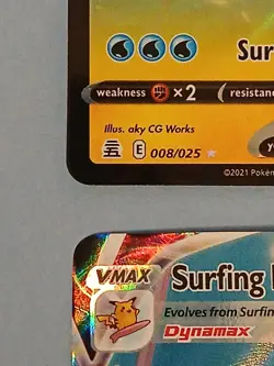 Pokemon Celebrations Surfing & Flying Pikachu V & VMAX Pikachu 005/025 (5)Cards - Image 5