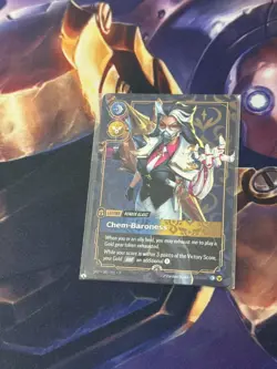 Riftbound RENATA GLASC CHEM-BARONESS METAL Card Las Vegas Prize Wall Promo - Image 1