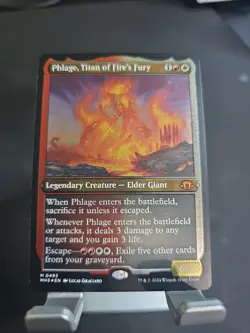 Phlage, Titan of Fire's Fury (Foil Etched) Modern Horizons 3 Foil - NM- - Image 1