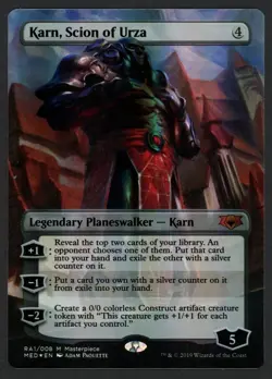 ***FOIL Karn, Scion of Urza*** MTG Mythic Edition Magic Kid Icarus - Image 1