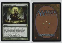 Green Sun's Zenith Magic: the Gathering Mirrodin Besieged #81 - Image 3
