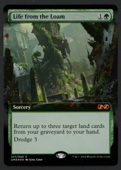 ***FOIL Life from the Loam Box Topper*** MTG Ultimate Masters Magic Kid Icarus - Image 1