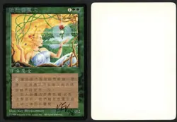 **Verduran Enchantress Artist Proof Signed** Chinese Magic The Gathering MTG - Image 1