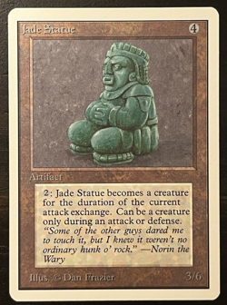 Jade Statue MTG Unlimited NM - Image 1