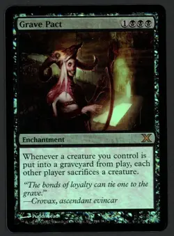 ***FOIL Grave Pact*** MTG 10th Edition Magic Kid Icarus - Image 1