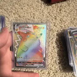 Pikachu VMAX Full Art Holo Secret Rare Thunder Vivid Voltage Pokemon TCG Card - Image 1