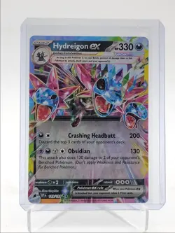 HYDREIGON EX 2024 POKEMON SURGING SPARKS DOUBLE RARE 119/191 Q5542 - Image 1