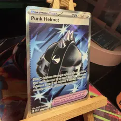 Punk Helmet 121/094 Phantasmal Flames Trainer Full Art Holo Pokemon TCG MINT - Image 2