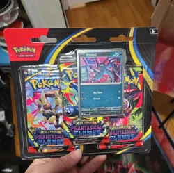 Pokemon Phantasmal Flames - Sneasel 3-Pack Booster Blister Unopened - Image 1