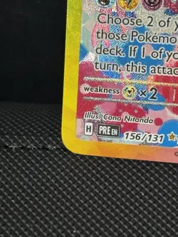 Pokemon Sylveon EX Grading Contender TCG Card Sir 156/131 Prismatic Evolutions - Image 4