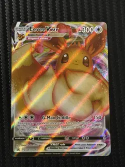 Pokemon Eevee VMAX SWSH087: Sword & Shield Promo Card Holo Full Art - Image 1