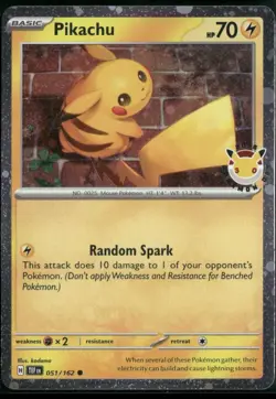 Pikachu (Pokemon Day 2026) #051/162 Near Mint or Better - Image 1