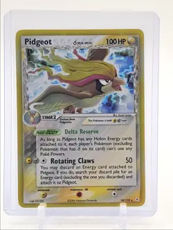 PIDGEOT 2006 POKEMON EX HOLON PHANTOMS RARE HOLO 14/110 Q1468 - Image 1