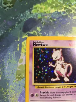 Mewtwo Holo Base Set 10/102 Ultra Rare Pokemon Card - Image 4