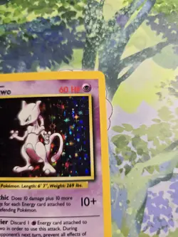 Mewtwo Holo Base Set 10/102 Ultra Rare Pokemon Card - Image 5