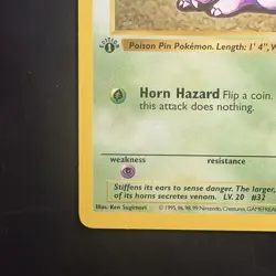 Pokemon Vintage 1st Edition Nidoran M 055/102 Base Set Shadowless 3d-stamp 1999 - Image 5