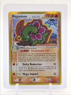 MEGANIUM 2006 POKEMON EX DRAGON FRONTIERS RARE HOLO 4/101 Q1468 - Image 1