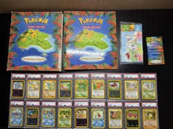 Sequential PSA Graded Pokemon Southern Islands Complete Set with Binder and Box - Image 1