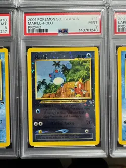 Sequential PSA Graded Pokemon Southern Islands Complete Set with Binder and Box - Image 5