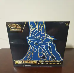Pokemon Center Exclusive Mega Evolutions Elite Trainer Box ETB - Lucario - Image 1