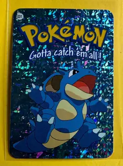 NIDOQUEEN Pokemon Pocket Monsters Japanese Vending Prism Sticker Holo LP Foil - Image 1