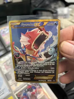 Pokemon TCG Gyarados EX (123/122) XY Breakpoint 2016 Secret Holo Creases HP S26 - Image 2