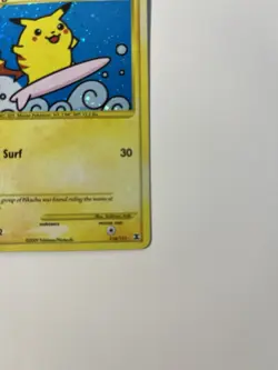 Surfing Pikachu 114/111 Rising Rivals Holo Pokemon Secret Rare - Image 4