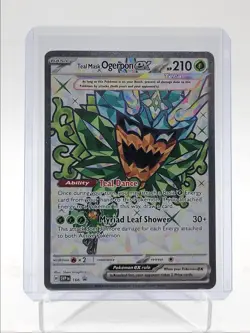 TEAL MASK OGERPON EX 2024 POKEMON SCARLET VIOLET BLACK STAR PROMO #166 Q5542 - Image 1