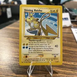2002 POKEMON NEO DESTINY #111 SHINING RAICHU - Image 1