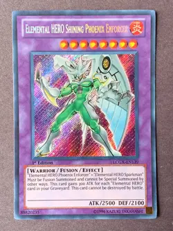 Yu-Gi-Oh Elemental HERO Shining Phoenix Enforcer, LCGX-EN139, 1st Edition, NM - Image 1