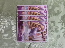 4xCharlotte Pudding EB03-035 RARE One Piece TCG Heroines Edition English playset - Image 1