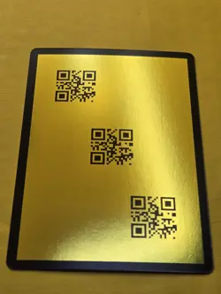 Disney Lorcana QR Code Discard Error Gold Foil Winterspell Rare! - Image 2