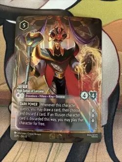 Jafar High Sultan of Lorcana Store Championship 33/P2 Disney Lorcana Promo - Image 1