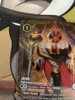 Jafar High Sultan of Lorcana Store Championship 33/P2 Disney Lorcana Promo - Image 2