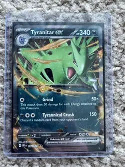 Tyranitar ex Holo Double Rare 064/131 SV: Prismatic Evolutions Pokemon Card - Image 1