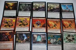 MTG 15x ravnica return to ravnica red black misc magic cards MP - Image 1