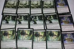 15x echoing courage tangle spider darksteel playsets black green magic cards MP - Image 1