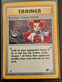 Pokemon Cards- Mixed Lot (3)- Rocket Sneak Attack and Giovanni Holo - Image 3