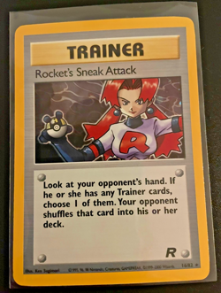 Pokemon Cards- Mixed Lot (3)- Rocket Sneak Attack and Giovanni Holo - Image 5