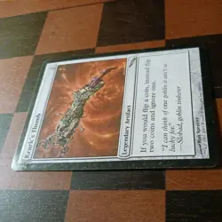 Mtg Krark's Thumb HP/MP Mirrodin Regular Coin Flip Card Rare See Pics - Image 3