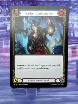 Flesh and Blood FAB Fearless Confrontation NM 1st EditionNormal - Image 1