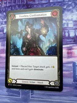 Flesh and Blood FAB Fearless Confrontation NM 1st EditionNormal - Image 3