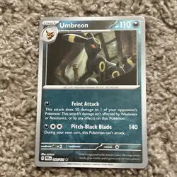 Pokemon TCG Umbreon Reverse Holo Prismatic Evolutions Card 059/131 - Image 1