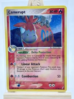 Camerupt - Crystal Guardians 3/100 Holo Rare Pokemon Card LP Excellent Condition - Image 1