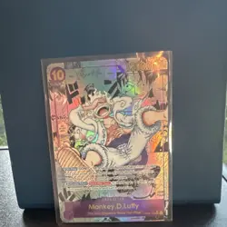 Namco One Piece Card Monkey.D.Luffy OP05-119 Secret Rare Alt Art Foil PROXY - Image 1