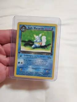 Pokemon TCG Dark Wartortle Card 46/82 1st Edition Team Rocket Set LP - Image 1