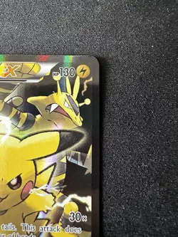 Pikachu EX Full Art Promo Pokemon TCG Card XY124 Lp - Image 4